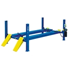 E4G A440A AMGO Wheel Alignment 4 Post Lift 4 Ton With 4600mm Platforms 1ph/3ph 