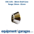 E4G 1191 54mm to 81mm Wheel Balancer Cone for 38mm Shaft