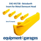 E4G 441738 Insert for some Beissbarth Tyre Changer Demount Heads - Set of 5
