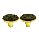 E4G 141 PEAK Metal Base Plate with Rubber Pads x 2 for PEAK 2 Post Lifts 38mm