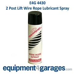E4G 4430 Wire Rope Spray for 2 Post Lifts 