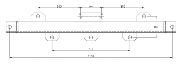 E4G 1022801 PEAK Base Plate Extensions for 3.5T, 4.0T and 4.5 Ton Peak Lifts - Image 4