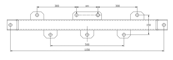 E4G 1020903 2 Post Lift Base Plate Extension Kit - Image 2
